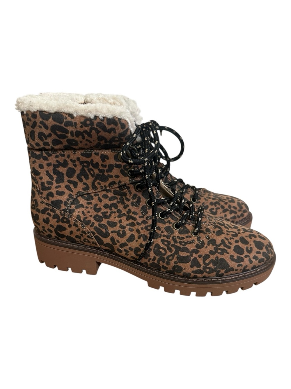 LOFT Outlet Lined Leopard print boots